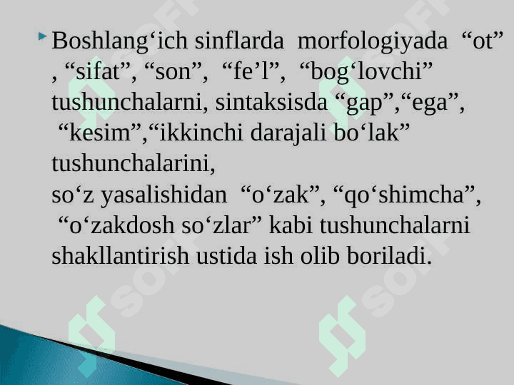 Oʻquvchilarda grammatik va soʻz yasalishiga oid tushunchalarni shakllantirishning metodik asoslari 3