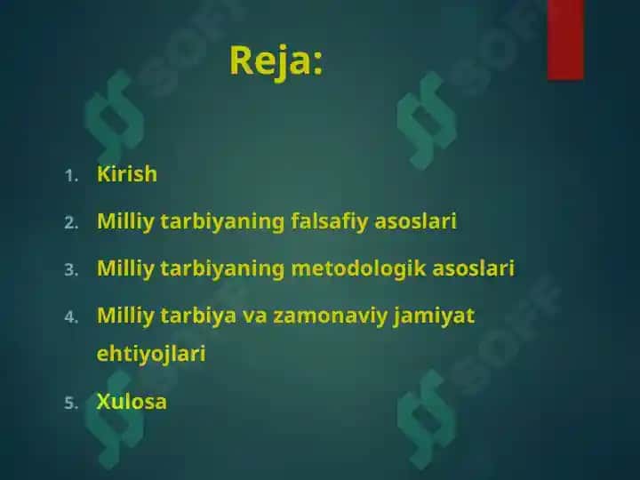 Milliy tarbiyaning falsafiy va metodologik asoslari 2