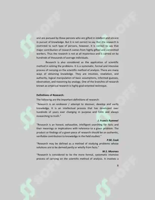 Research Methodology: Tools and Techniques 8