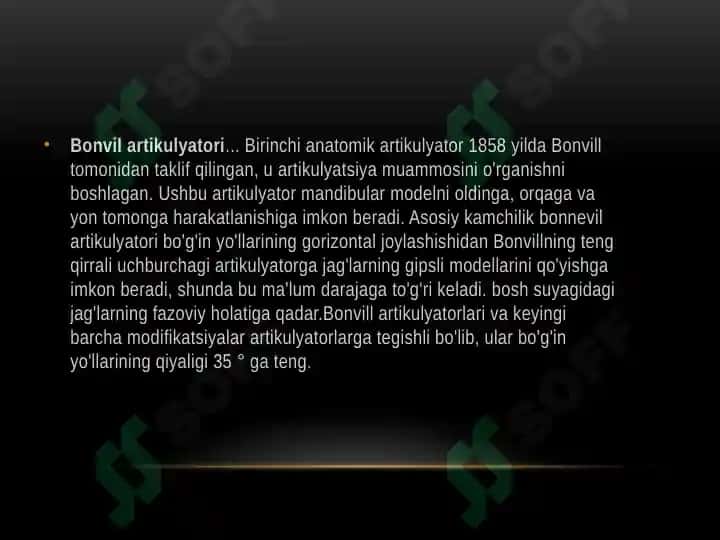 Okklyudator.Artikulyator.Uch nuqtali kontakt. 7