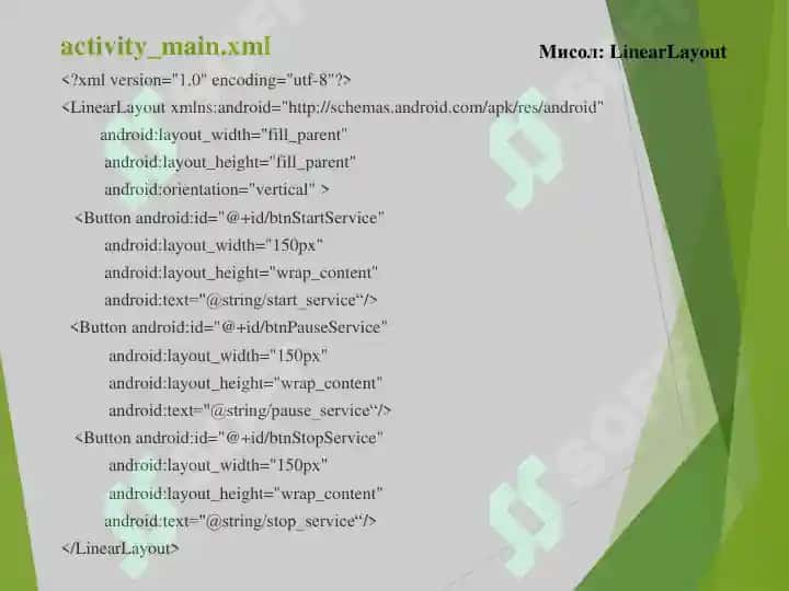 Androidda foydalanuvchi interfeysi View va_Layoutlar 7