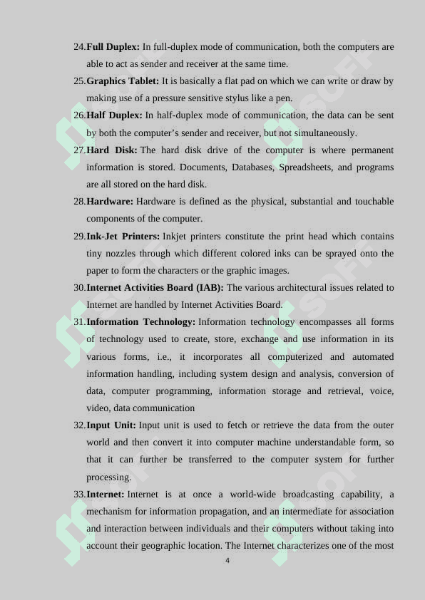 BASIC TERMS IN IT 4