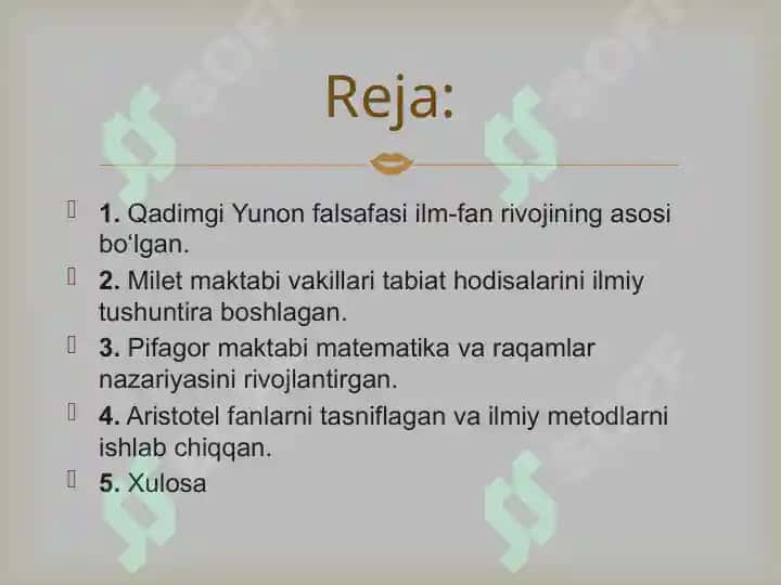 Qadimgi Yunon falsafasi 2