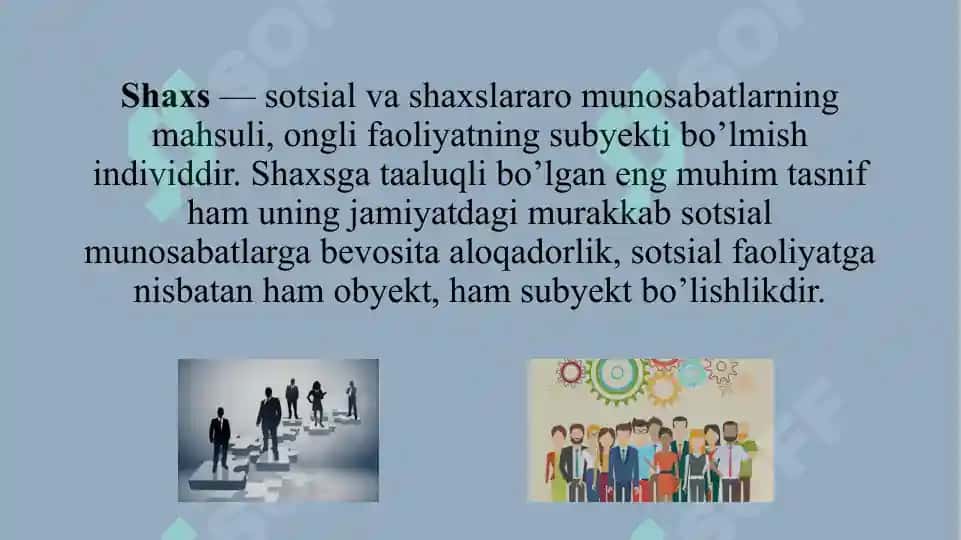 Sotsial psixologiyada shaxs muammosi 2