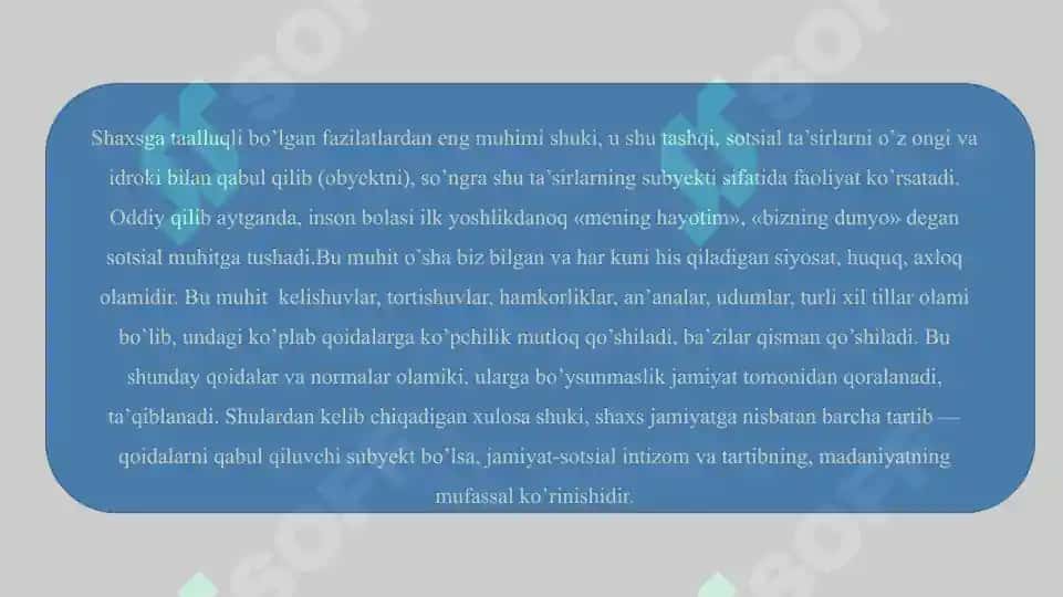 Sotsial psixologiyada shaxs muammosi 3