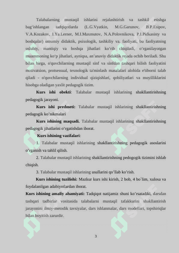 Darsdan tashqari tadbirlar vositasida talabalarni mustaqil tafakkurlarini shakllantirish 3