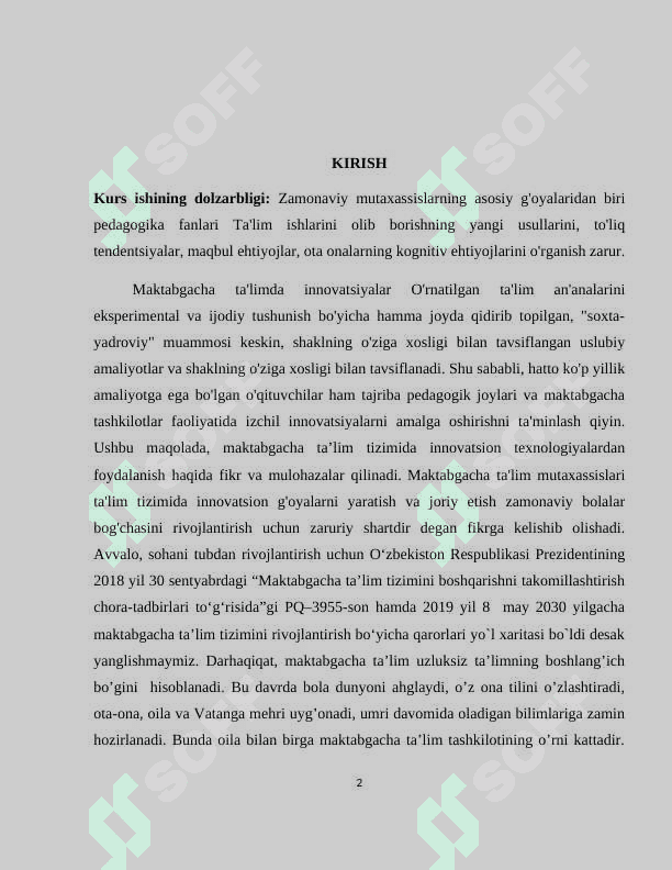 Maktabgacha taʼlim tashkilotlarida bola huquqlari toʻgʻrisidagi konvensiyadan foidalanish 2