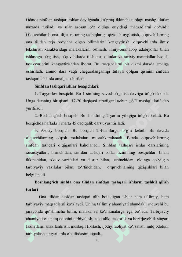 2_sinf ona tilidan sinfdan tashqari ishlarni tashkil etish metodikasi 8
