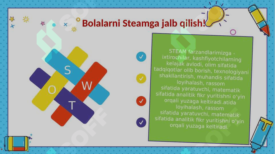 STEAM mazmun mohiyati 5