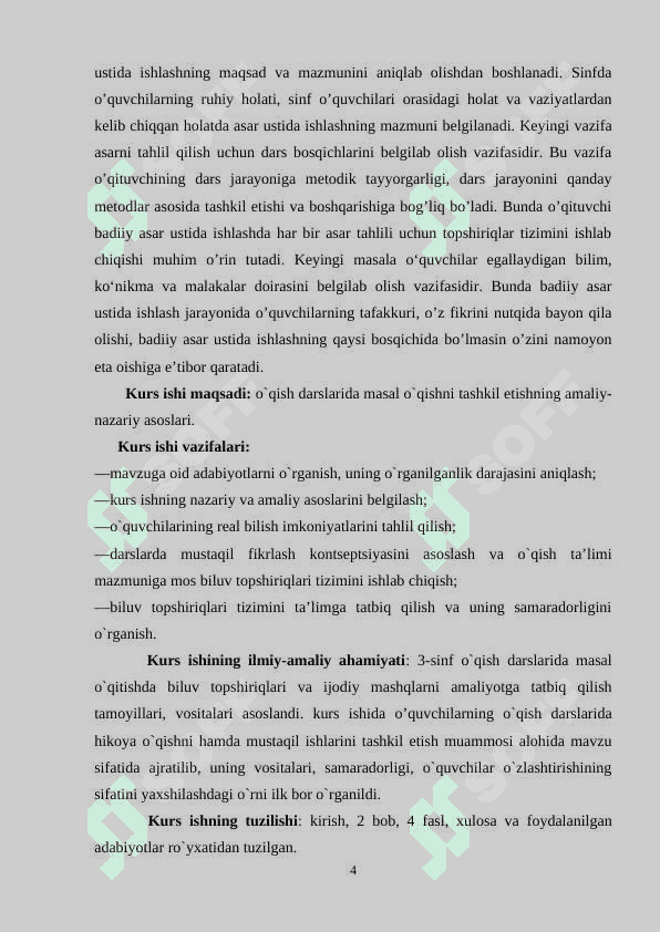 Oʻqish darslarida masala oʻtish uslubiyati 4