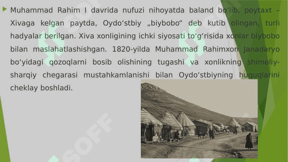 Qoraqalpoqlarning Aydos biy boshchiligidagi qo’zg’olon 4