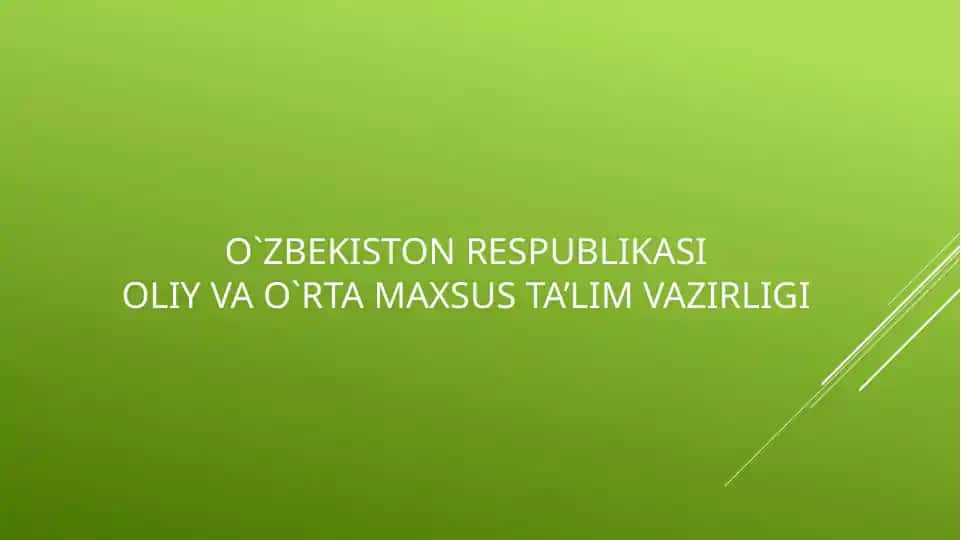 Ma'naviy-Axloqiy Tarbiya 1