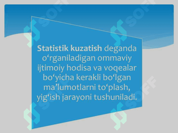 Statistik ma'lumotlarni to'plash va qayta ishlash 3