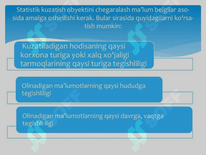 Statistik ma'lumotlarni to'plash va qayta ishlash 6