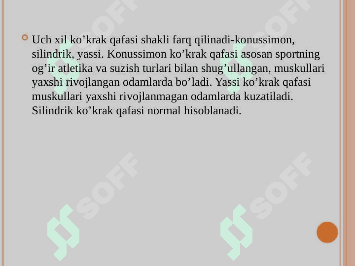 O`quvchilar jismoniy rivojlanishini gigiyenik baholash. Antropometrik o`lchovlar o`tkazish orqali jismoniy rivojlanishga baho berish 8