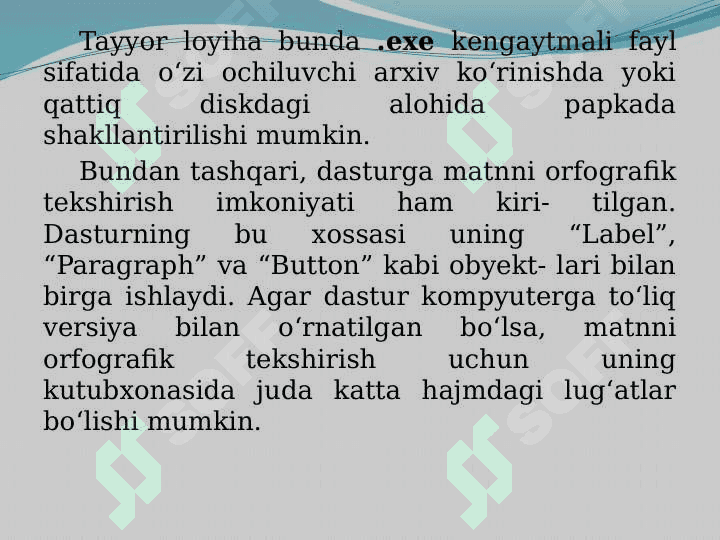 AutoPlay Media Studio dasturi imkoniyatlari. Delphi dasturi imkoniyatlari va unda fizik  jarayonlar  animatsiyalarini yaratish. 6