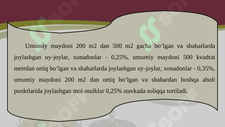 Yuridik va jismoniy shaxslardan olinadigan mol-mulk solig‘i 4