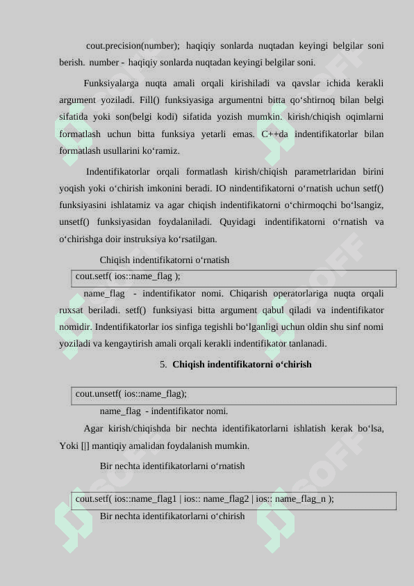 Buferlashtirilgan kiritish va chiqarish 7