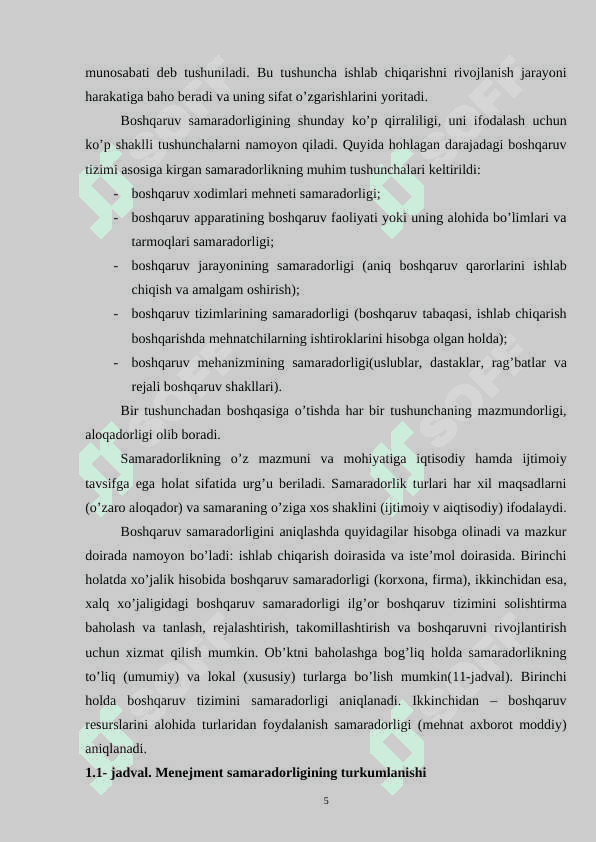 Korxonalarni boshqarish samaradorligini oshirishning iqtisodiy tashkiliy mexanizmlari 5