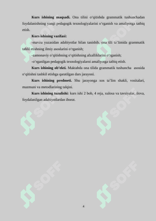 BOSHLANGʻICH SINFLARGA GRAMMATIKANI OʻQITISH METODIKASI 4