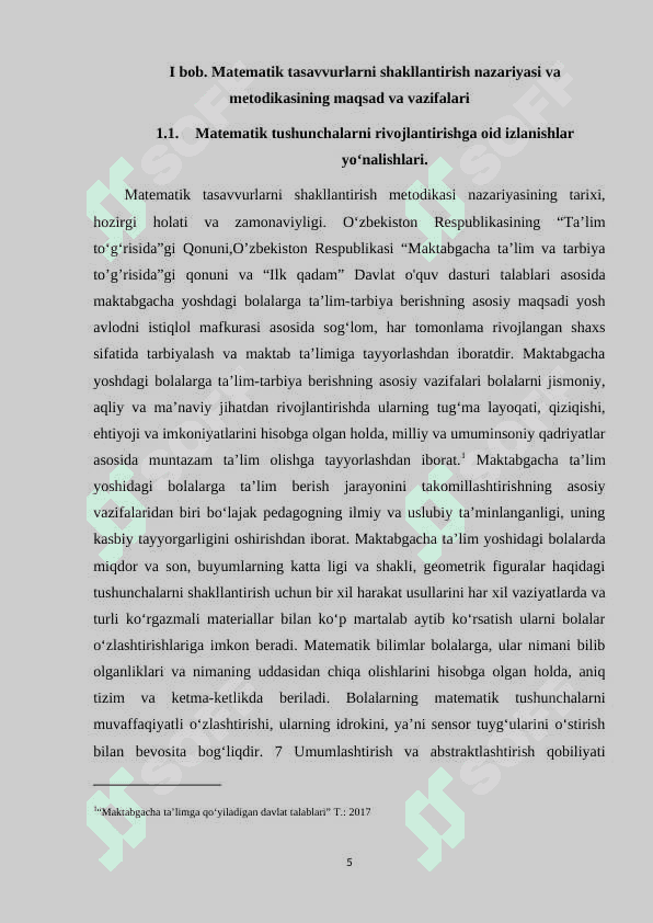 MAKTABGACHA YOSHDAGI BOLALARNI MATEMATIKA OʻRGATISHDA SANASH VA SANASHNING TURLI TIZIMLARI 5