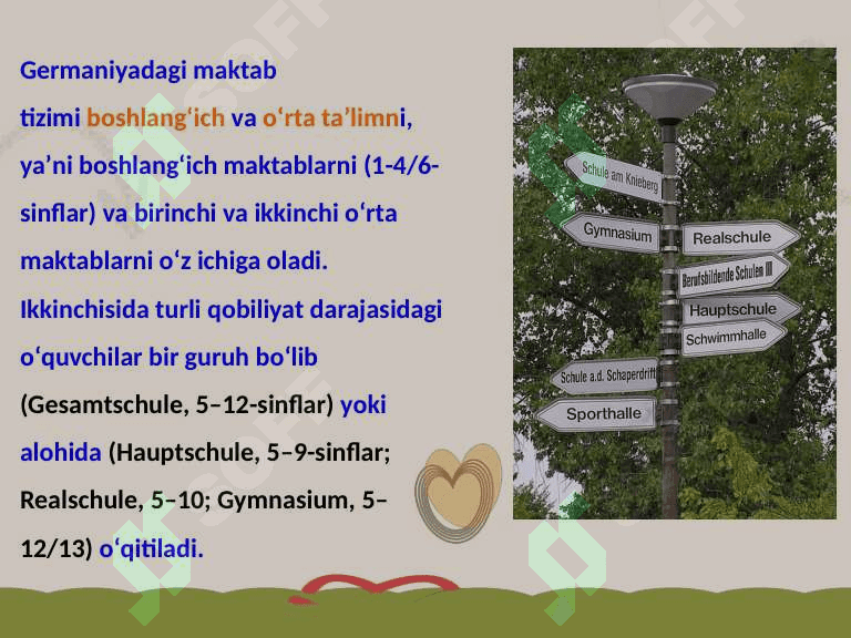 Germaniyada boshlangʻich ta'lim 2