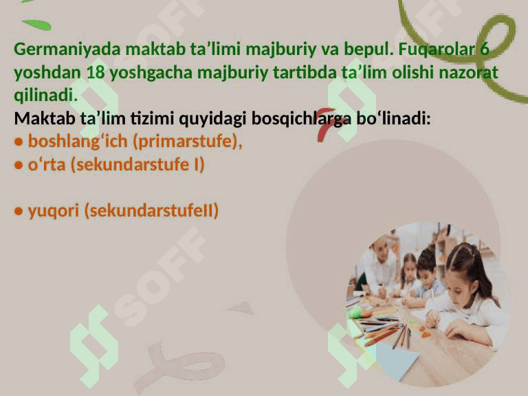 Germaniyada boshlangʻich ta'lim 4