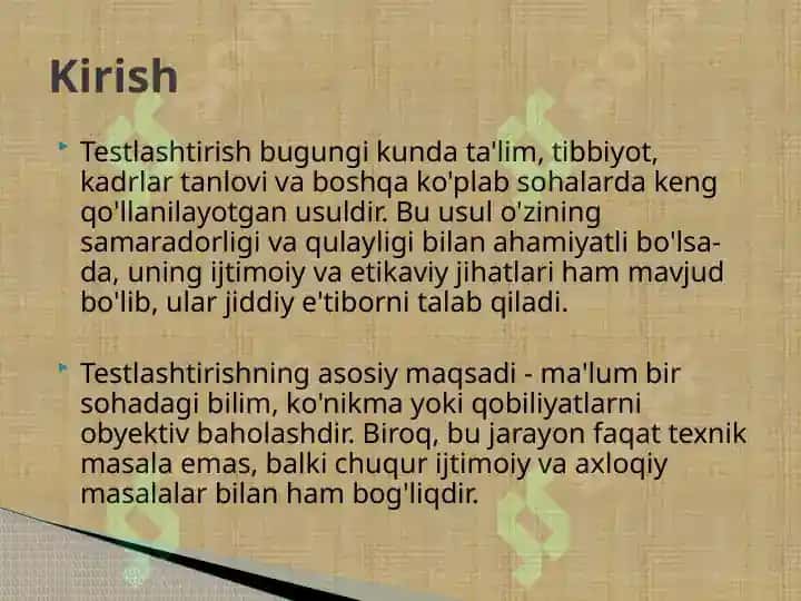 Testlashtirishning ijtimoiy va etikaviy jihatlari 3