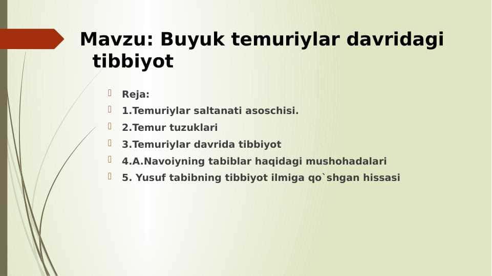 Buyuk temuriylar davridagi tibbiyot