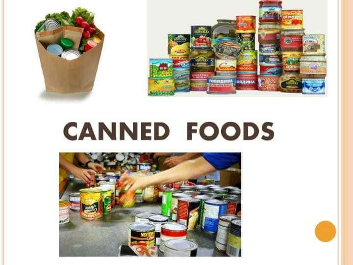Canned food