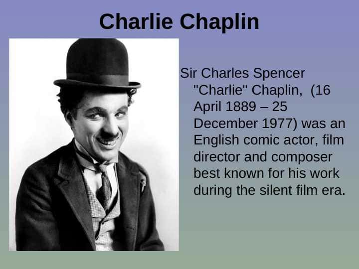 Charlie Chaplin 1