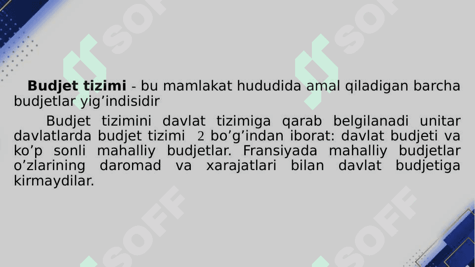 FRANSIYANING MOLIYA TIZIMI 4