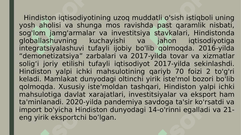 Hindiston iqtisodiyoti 5