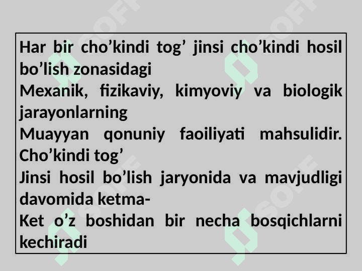 Cho’kindi tog’ jinslarni strukturasi va teksturasi 3