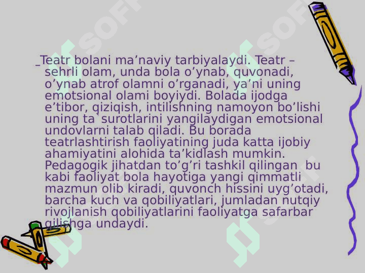 Maktabgacha ta’lim tashkilotida sahnalashtirish faoliyati 4