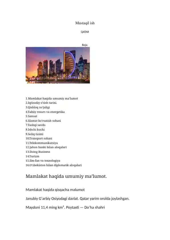 Qatar 1