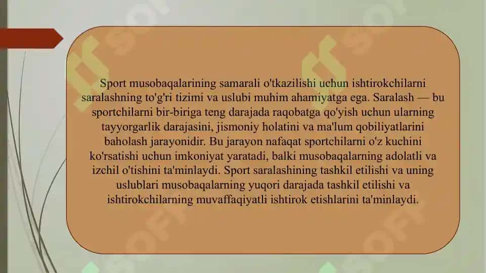Sportsaralashning tashkiliy-uslubiy asoslari 3