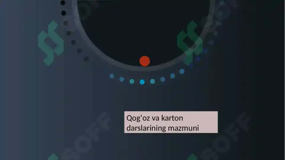 Qogʻoz va karton darslarining mazmuni 2