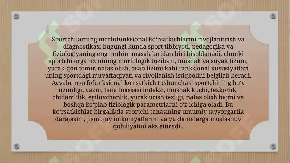 Sportchilarning morfo-funksional ko‘rsatkichlarini rivojlantirish va diagnostikasi 3