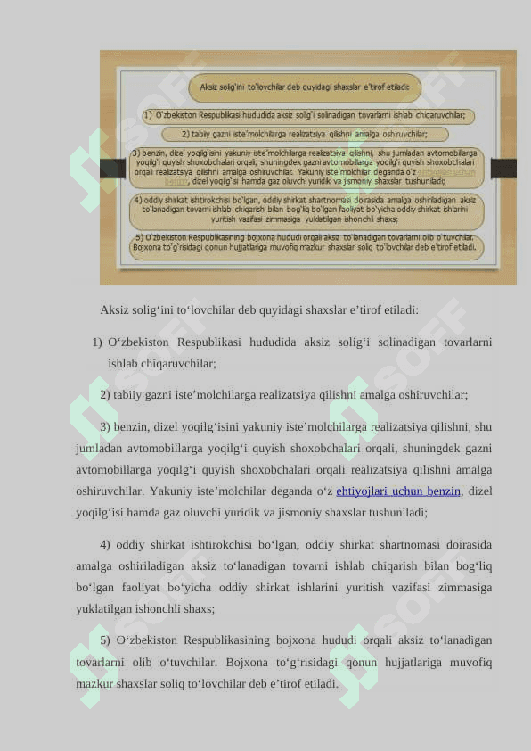 AKSIZ SOLIGINI UNDIRISH SABABLARI VA UNI SOLIQLAR TIZIMIDA TUTGAN O’RNI. 3