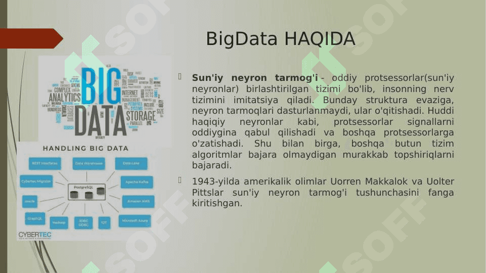 Zamonaviy biznesdagi BigData xususiyatlari va roli 4