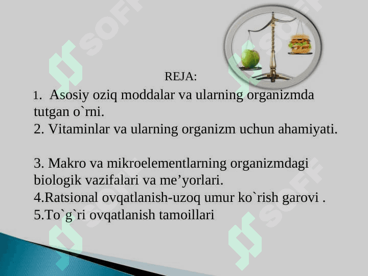 Ovqatlanish. Organizmda mikroelementlar va vitaminlar tanqisligi 2