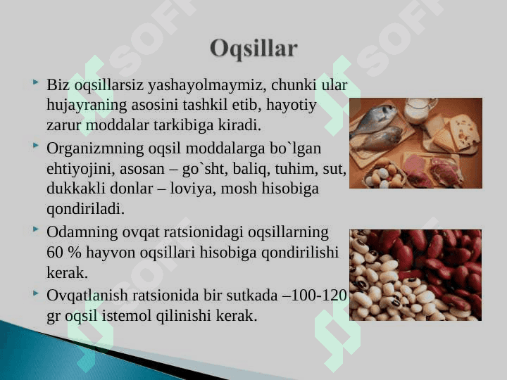 Ovqatlanish. Organizmda mikroelementlar va vitaminlar tanqisligi 6