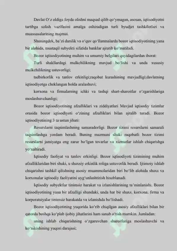 IQTISODIYOTDAGI MUVOZANAT TURLARI VA ULARNI QIDIRISH YO'LLARI 4