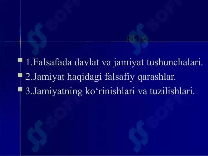 Jamiiyat Falsafasi 2