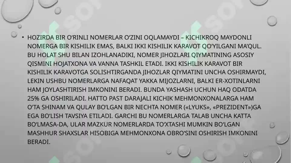 Mehmonxona xo’jaligida xavfsizlik xizmati 5