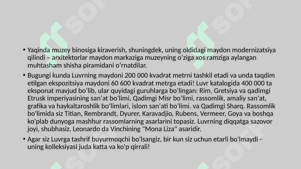 Dunyodagi eng mashhur muzeylar 4