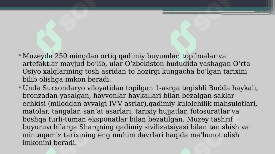 O‘zbekiston tarixi davlat muzeyi 3