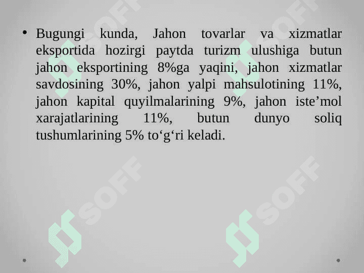 Xalqaro turizm 3