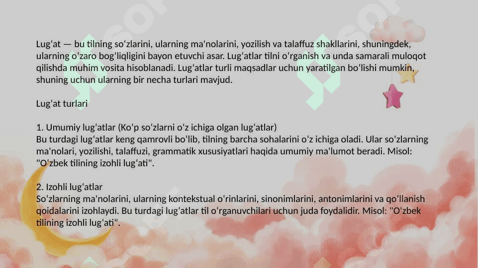Lug‘at ustida  ishlash nuqtai naźaridan mashq materillarini tahlil qilish 3